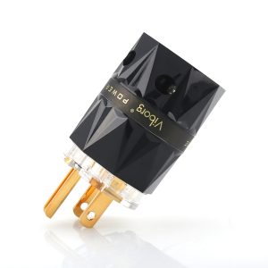 VIBORG VM503G Gold AC power plug 15A US