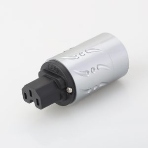 VIBORG VF502R Rhodium IEC C15 Connector