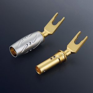 Viborg VS701G Gold spade plugs